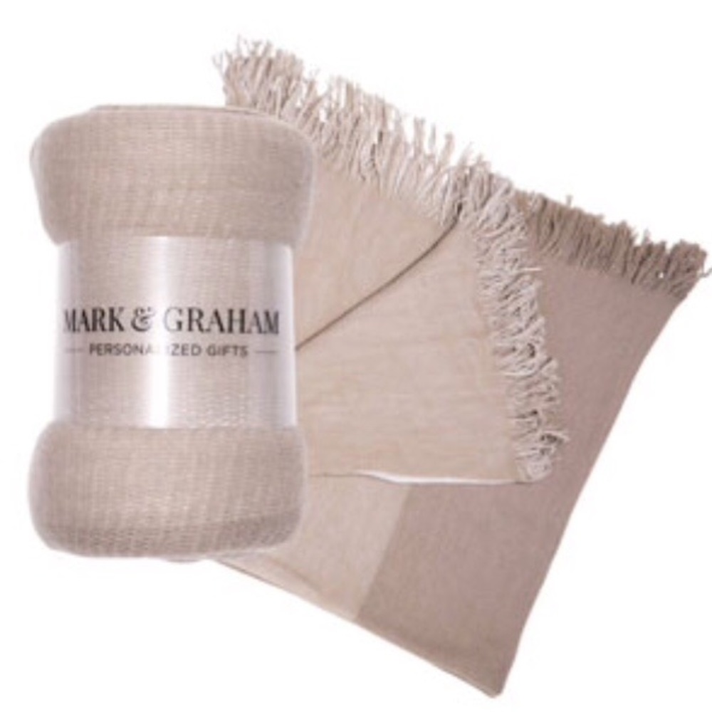 Mark & Graham Colorblock Blanket Throw